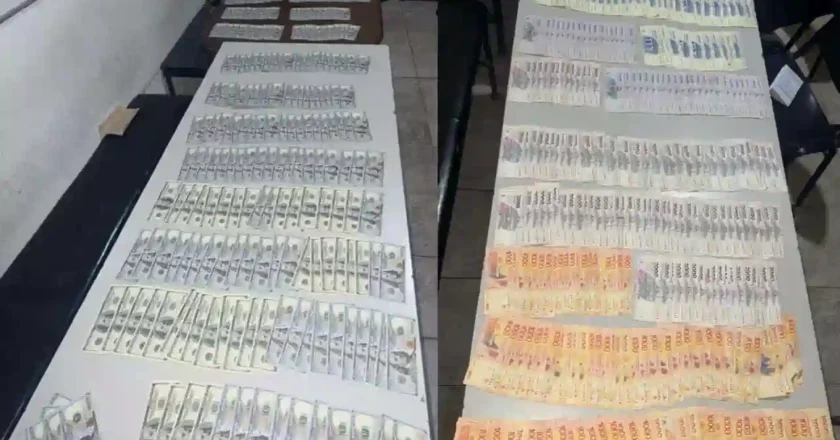 Tacural: secuestran más de 31 mil dólares y $2 millones en un control sobre la Ruta 34
