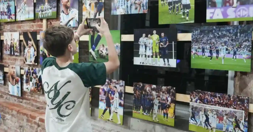 Messi, protagonista de una muestra fotográfica en Rafaela