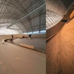 El velódromo de Rafaela superó el 92 % de avance y se acerca a su finalización