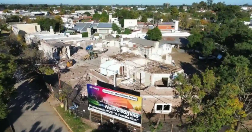 La gestión de Pullaro comenzó las obras para construir el nuevo edificio del Instituto Superior de Profesorado N° 26 de Ceres