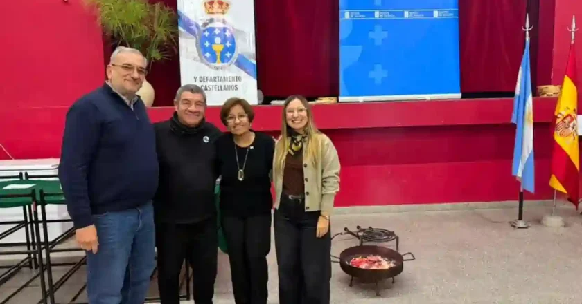 Calvo acompañó una nueva edición de la fiesta de San Juan en el centro gallego de Rafaela y destacó el valor de las tradiciones