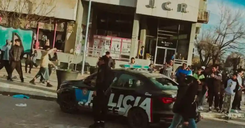 Incidentes y peleas empañaron los festejos por el triunfo de Argentina en el centro de Rafaela