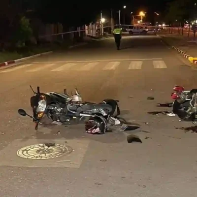 Accidente en barrio Barranquitas: dos motos chocaron en el cruce de Esperanza y Abele y dejaron un herido