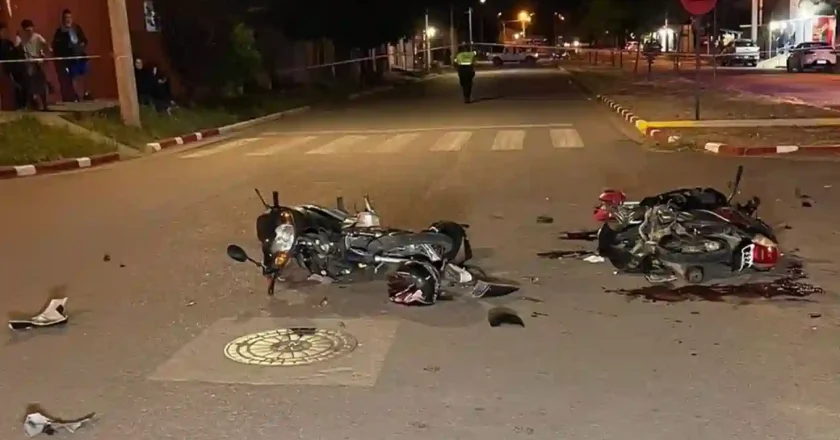 Accidente en barrio Barranquitas: dos motos chocaron en el cruce de Esperanza y Abele y dejaron un herido