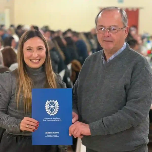 Colonia Bigand celebró sus fiestas patronales y el senador Alcides Calvo acompañó a la comunidad
