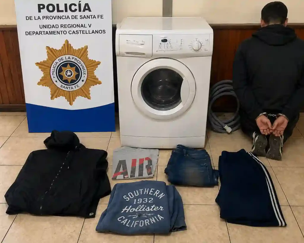 Rafaela: detuvieron a un hombre acusado de robar un lavarropas 1 Rafaela: detuvieron a un hombre acusado de robar un lavarropas