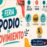 Podio en Movimiento: apoyo al comercio local y encuentro para las familias este sábado