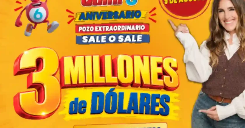 Quini 6 celebra 38 años con un pozo récord de USD 3 millones libres de impuestos