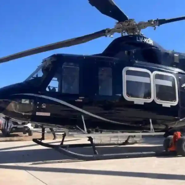 Tragedia en San Juan: murieron siete personas al caer un helicóptero que iba a combatir incendios