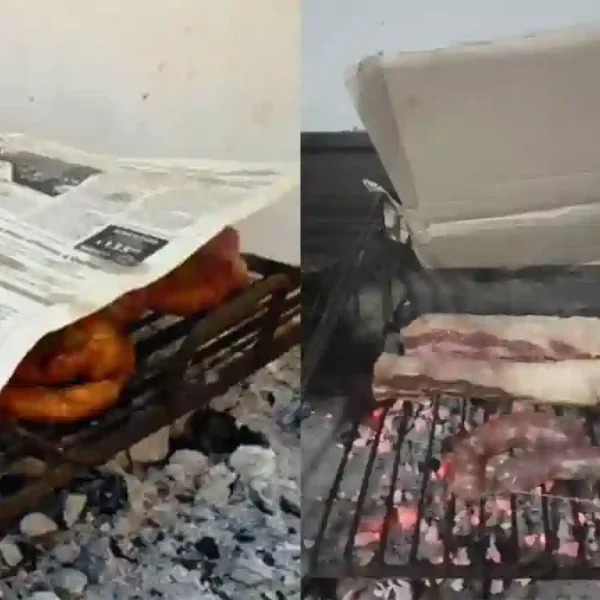 ¿Conviene tapar el asado con papel de diario? El método que divide a los parrilleros