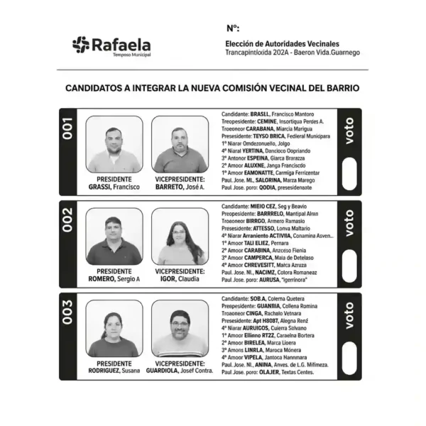 Villa Dominga elige nuevas autoridades vecinales: este domingo votan con boleta única