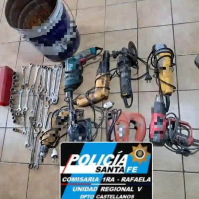 Robo en barrio Villa Rosas: fue aprehendido tras sustraer herramientas de un galpón