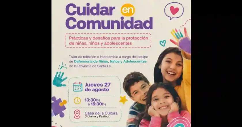 Jornada “Cuidar en comunidad” en el marco del Mes de la Infancias