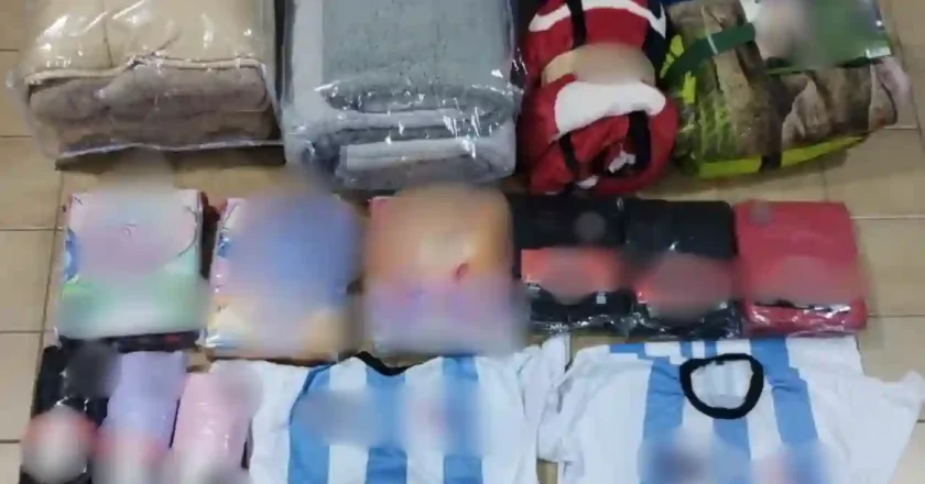 Rafaela: detuvieron a un hombre con textiles que habían sido robados