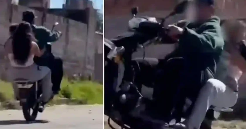 Catamarca: investigan a una pareja por llevar a un bebé en moto