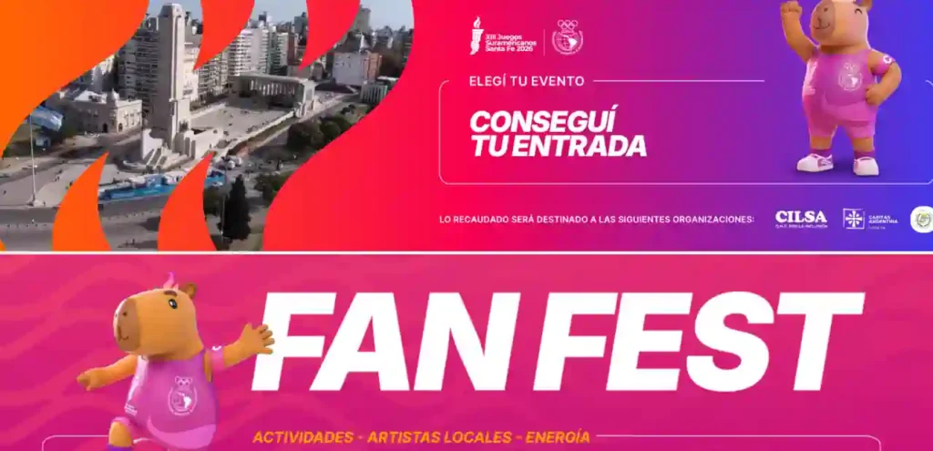 Juegos Suramericanos en Rafaela: Entradas a $10.000 pero el ingreso será gratuito