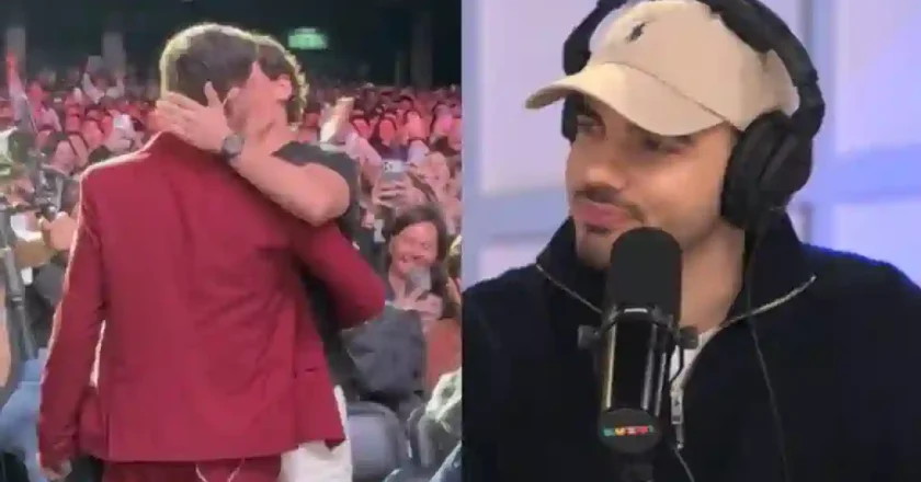 Santi Talledo presentó a su novio durante un show