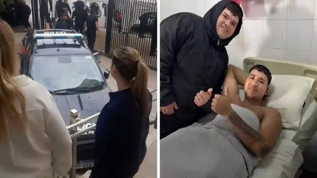 Insólito: le dieron el alta y un patrullero lo atropelló en el hospital