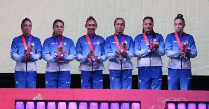 Argentina ganó el oro por equipos en gimnasia artística femenina y sumó dos medallas en el all around