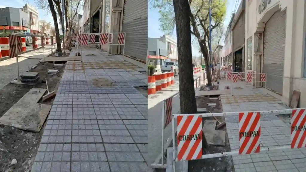 La remodelación de veredas en bulevar Santa Fe supera el 90 % de avance 1 La remodelación de veredas en bulevar Santa Fe supera el 90 % de avance