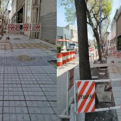 La remodelación de veredas en bulevar Santa Fe supera el 90 % de avance