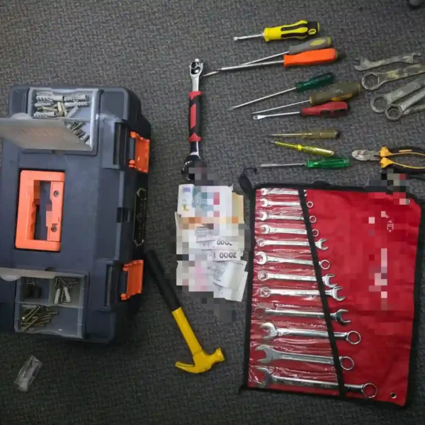 Detuvieron a un hombre y recuperaron una caja de herramientas robada en Rafaela