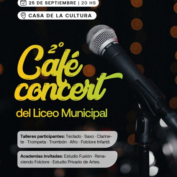 El Liceo Municipal presenta su 2º Café Concert