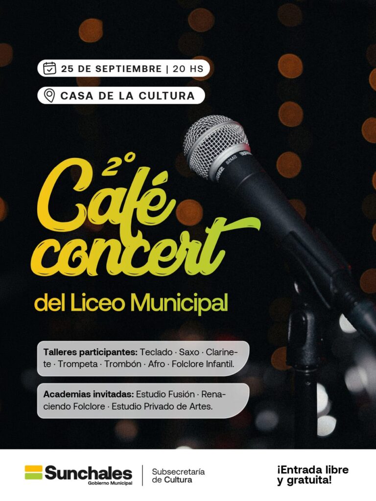 El Liceo Municipal presenta su 2º Café Concert 1 El Liceo Municipal presenta su 2º Café Concert