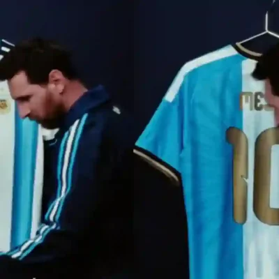 Messi mostró la camiseta que usará en su despedida de la Selección argentina