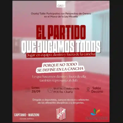 9 de Julio realizará una charla-taller sobre perspectiva de género en el marco de la Ley Micaela