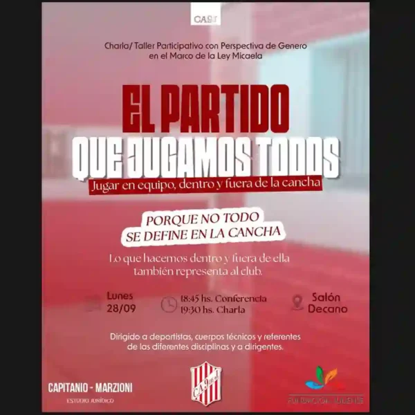 9 de Julio realizará una charla-taller sobre perspectiva de género en el marco de la Ley Micaela