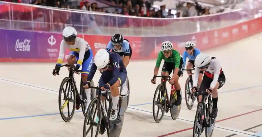 Ciclismo Pista: Colombia se coronó con las medallas de oro en el Invencible Velódromo de Rafaela