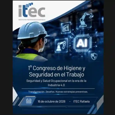 ITEC Rafaela lanza el 1° Congreso de Higiene y Seguridad en el Trabajo