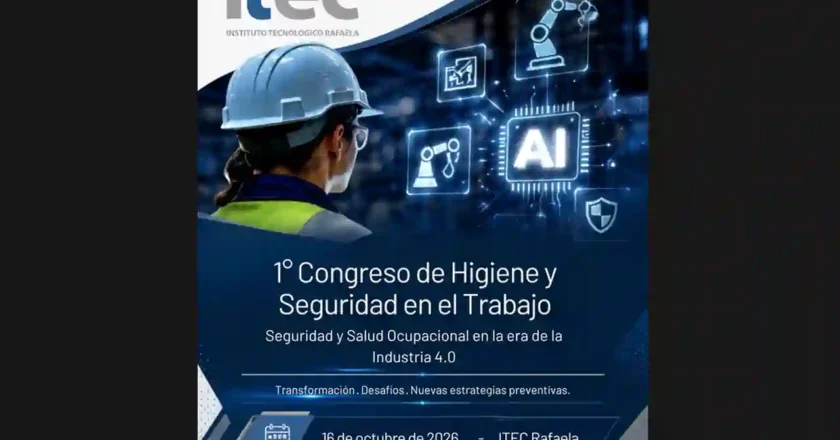 ITEC Rafaela lanza el 1° Congreso de Higiene y Seguridad en el Trabajo