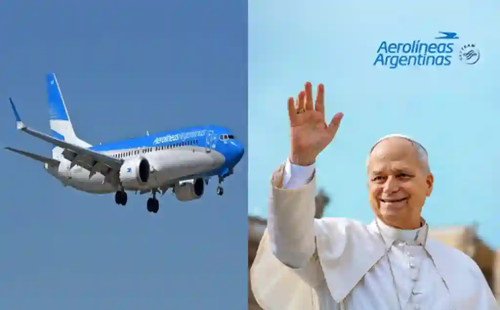 Aerolíneas Argentinas trasladará al papa León XIV durante su visita al país 1 Aerolíneas Argentinas trasladará al papa León XIV durante su visita al país