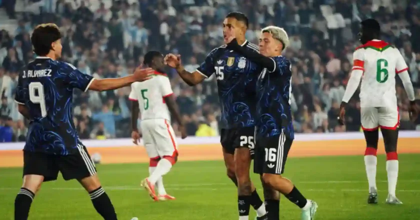 Argentina goleó a Burkina Faso y llega afilada a la despedida de Messi