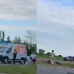 Choque en Ruta 34: dos motociclistas heridos tras impactar contra una lancha